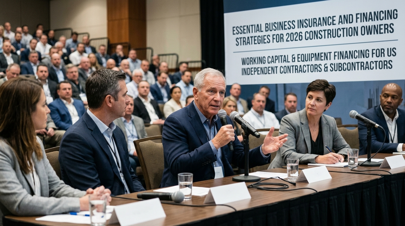 Illustration: Essential Business Insurance and Financing Strategies for 2026 Construction Owners