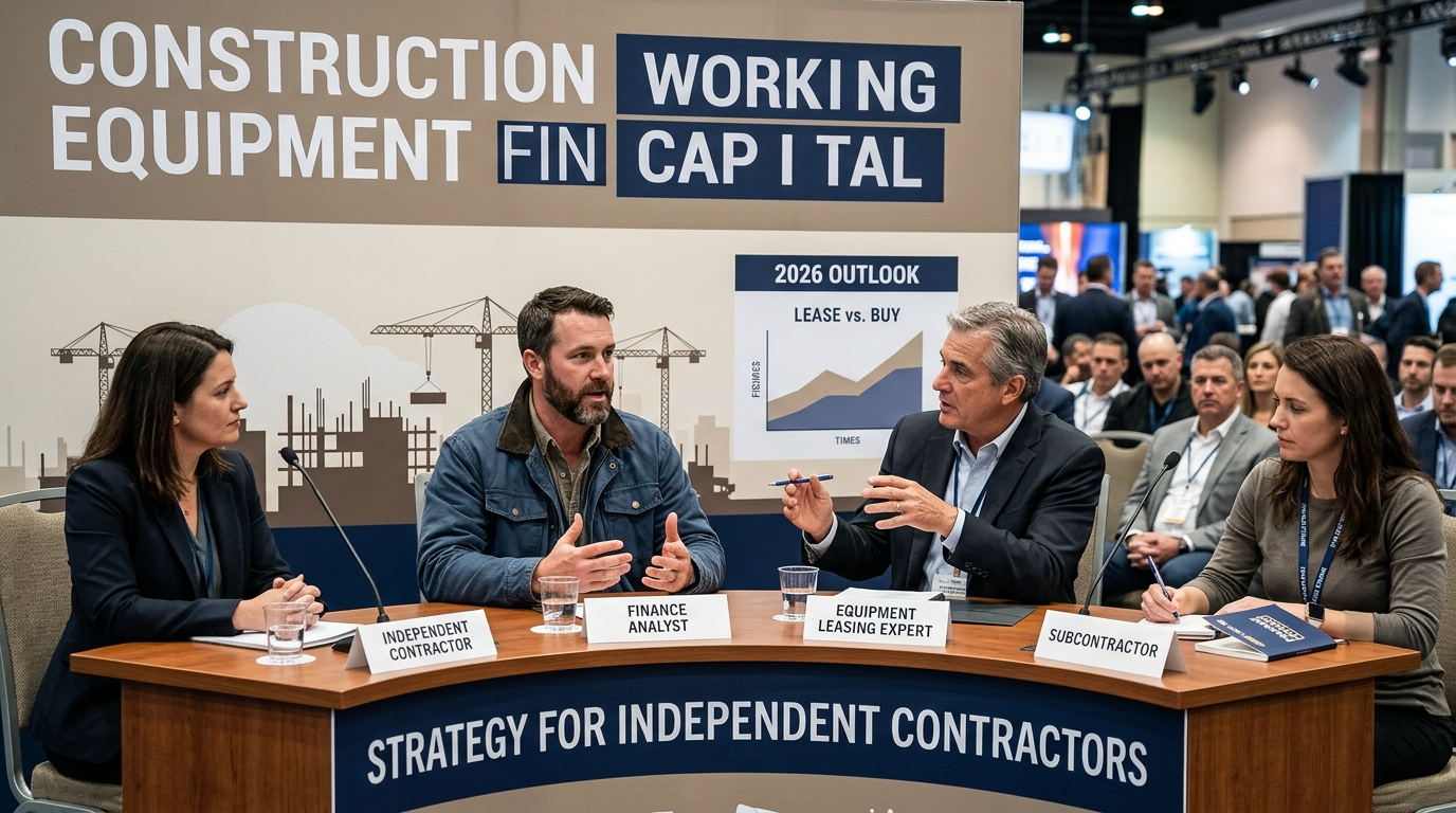 Illustration: Lease or Buy: A 2026 Strategy for Construction Equipment Financing