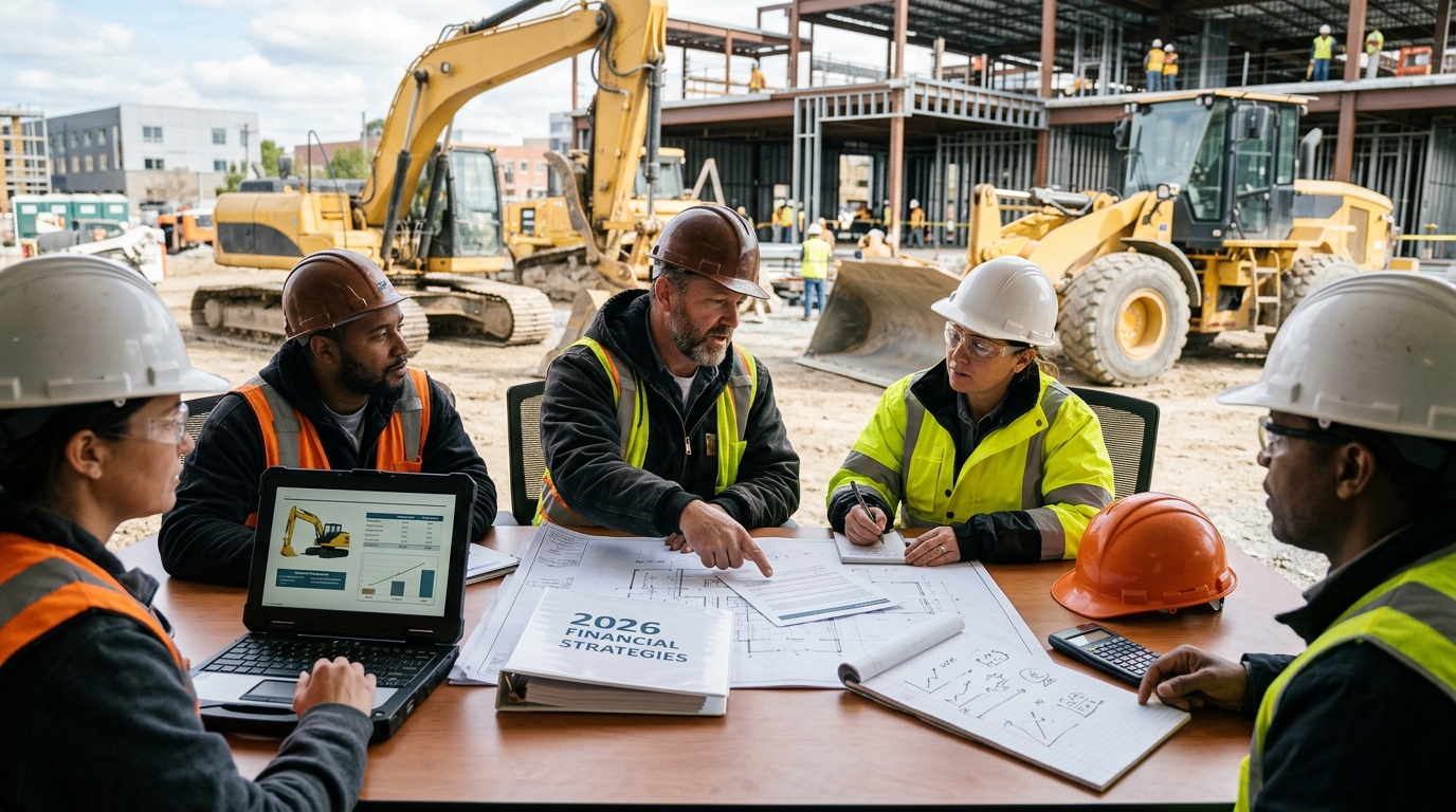 Illustration: Equipment Leasing vs. Buying in 2026: A Contractor’s Guide to Cash Flow